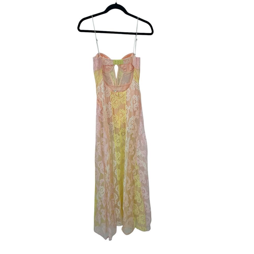 For Love & Lemons Women's Blossom Maxi Dress Sleeveless Multicolor Size XS NWT - Picture 13 of 13